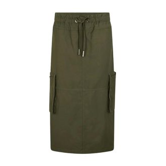 Iceberg Midi Rok - Dames - Rokken - Groen - Maat: 2XS Nylon