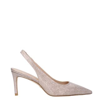 Stuart Weitzman Pink Fabric High Heel Womens Pumps
