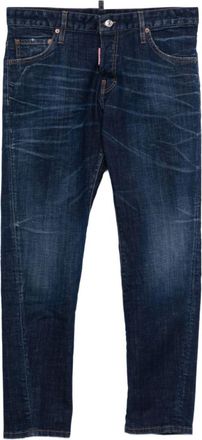 Dsquared2 Blue Cotton Jeans