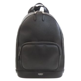 Burberry Black Leather Backpack (Pre-Owned)