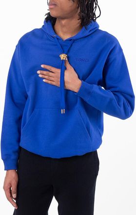 Versace La Medusa Cotton Hoodie, Size Small