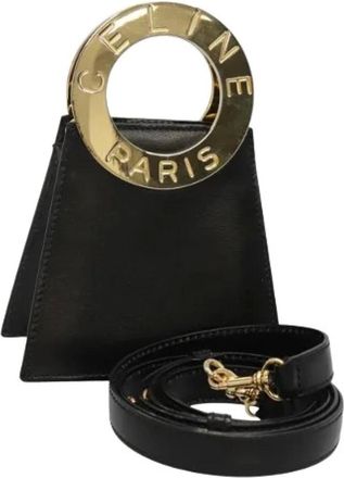 Celine Pre-owned Mini Bags, female, Black, Size: ONE SIZE Pre-owned Vintage Mini Shoulder Bag