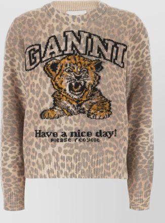 Ganni wool sweatshirt