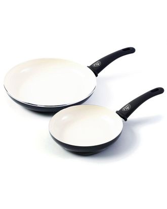 GreenLife Greenlife Soft Grip Healthy Ceramic Nonstick 7In & 10In Frypan Set