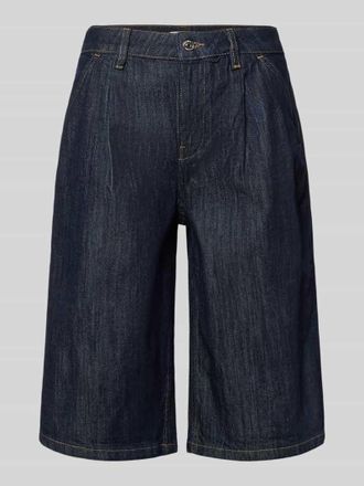 Gina Tricot Long Shorts mit Eingrifftaschen in Dunkelblau, Gr&ouml;&szlig;e 34