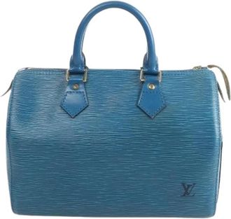 Louis Vuitton Pre-owned Handbags, female, Blue, Size: ONE SIZE Pre-owned Speedy 25