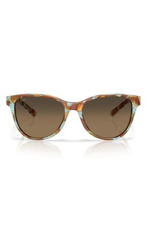 Costa Catherine 57mm Gradient Polarized Phantos Sunglasses in Cielo Ocean Tort/copper 580G at Nordstrom
