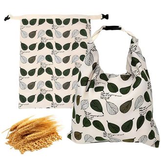 OEM Juego De 2 Bolsas De Algod&oacute;n Para Almacenar Pan Que Destacan