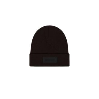 Dondup Technische wollen muts - Heren - Accessoires - Bruin - Maat: ONE Size Wol