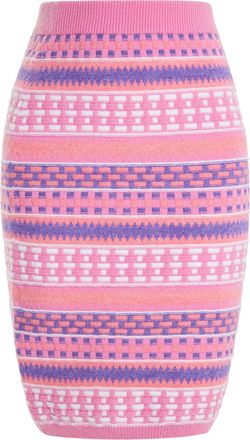 Izia gebreide rok Dames Roze Veelkleurig