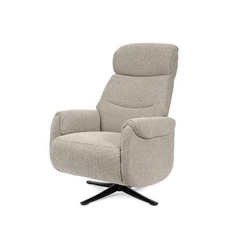 Koketto Home Sill&oacute;n relax 2 motores tapizado taupe