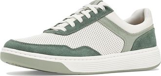 Johnston & Murphy Dawson Moc Toe U-throat Mens Shoes Sage Suede/Full Grain : 11.5 M (D), Leather/Suede