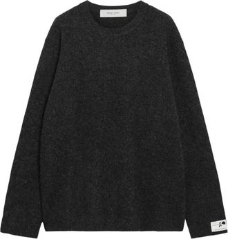 Golden Goose Regular Crew Neck - Heren - Ronde hals truien - Grijs - M - Katoen - Truien & Vesten