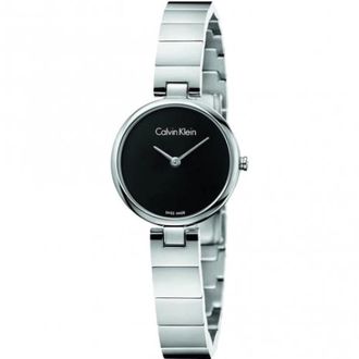 Calvin Klein Authentiek Quartz Horloge - Dames - Horloges - Grijs - ONE Size - Accessoires