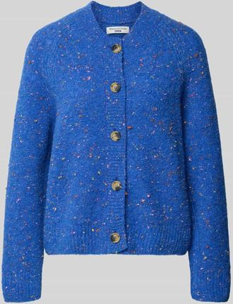 Marc O'Polo Denim Marc OPolo Denim Oversized Strickjacke aus Schurwoll-Mix in Royal, Größe XL