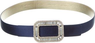Roger Vivier Pilgrim Satin Belt