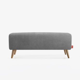 Colch&oacute;n Morfeo Banco de cama 100x49x41 Gris Tapizado liso antimanchas