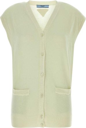 【関税&送料込】Prada Pastel Green Cashmere Vest Prada Vests − Sale: up to −54% | Stylight