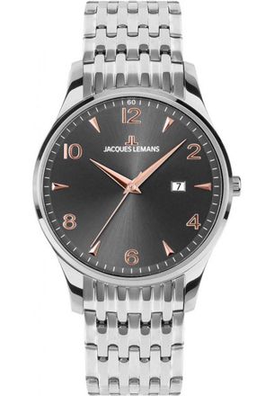 Jacques Lemans 1-2215J Mens London Watch - Silver - One Size