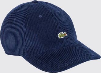 Lacoste Corduroy Baseball Cap with Embroidered Crocodile Logo