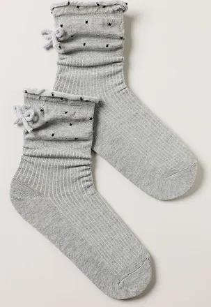 Casa Clara Love Apple Ruffle Socks