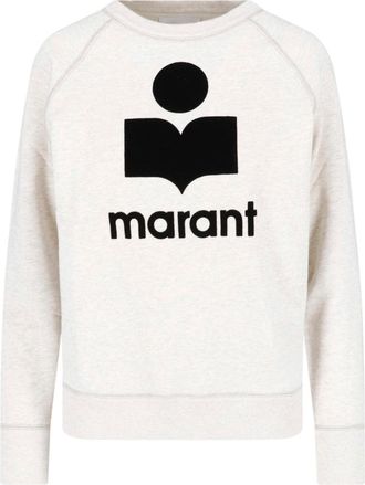 Isabel Marant Grey Milly Cotton Crewneck Sweatshirt