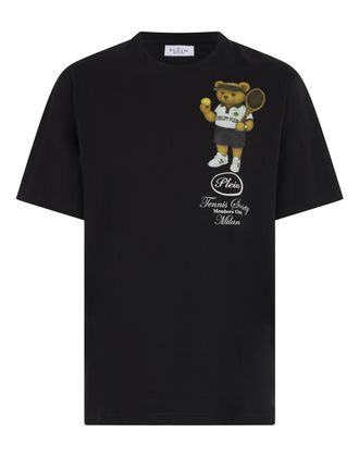 Philipp Plein T-Shirt Met Ronde Hals En Korte Mouwen Teddy