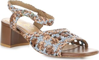 Bos. & Co. Wendi Ankle Strap Sandal in Tan Mix at Nordstrom, Size 10-10.5Us