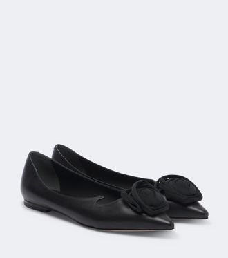 Roger Vivier I Love Vivier leather ballet flats
