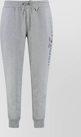 Tommy Hilfiger cotton drawstring waist track-pants