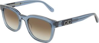 Ferragamo SF2107S 438 Mens Sunglasses Blue Size 54
