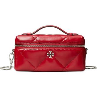 Tory Burch Kira East/West Vanity Case in Red at Nordstrom