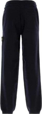Stone Island Mens Midnight Blue Wool Blend Joggers Maglieria Sweater