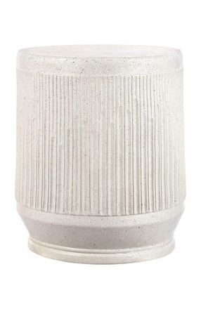 Jonathan Y Designs Kline 17.5 Mid-Century Modern Brutalist Indoor/Outdoor Accent Table in Cream Terrazzo at Nordstrom