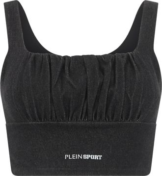 Plein Sport Top Denim Touch Ps