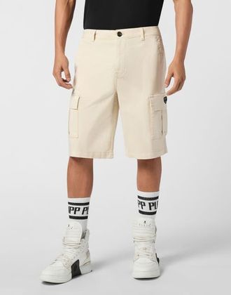 Philipp Plein Cargo Shorts Men in Beige at Nordstrom, Size Xxx-Large