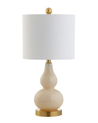 Jonathan Y Designs Jonathan Y Anya 20.5In Mini Glass Led Table Lamp