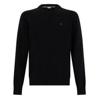 Burberry Maglione girocollo Clifford EKD in cashmere - - Knitwear - Uomo - Nero - L