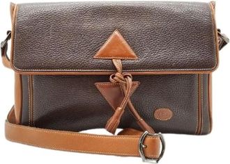 Gucci Pre-owned Cross Body Bags, female, Brown, Size: ONE SIZE Pre-owned Leather Crossbody Bag