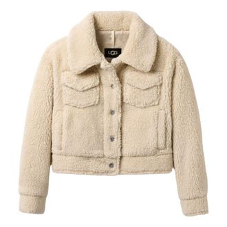 UGG (WMNS) UGG Frankie Short Trucker Jacket Natural White 1171459-NLI