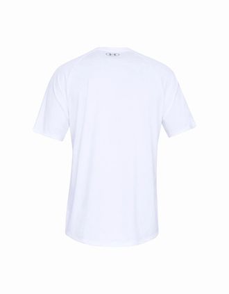 Under Armour Mens Under Armour Mens Tech T-Shirt - White/Multi - Size: 40