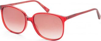 Kate Young for Tura Womens K525-RED-54 K525 54 RED For Tura Sunglasses - Dark Red - One Size