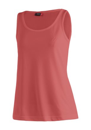 Maier Sports Funktionsshirt MAIER SPORTS Petra, Damen, Gr. 34, rot (karminrot), 100% Polyester, Rundhals, Shirts Funktionsshirt, Damen Tank-Top f&uuml;r Sport und Outdo