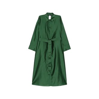 Max Mara Manna Belted Shirt Midi Dress