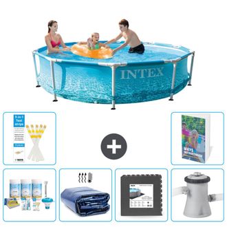 Intex Piscina Con Estructura Redonda - 305x76 Cm - 7-piezas S59