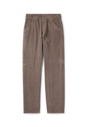 Altea Reed Straight-Leg Garment-Dyed Cotton-Corduroy Trousers
