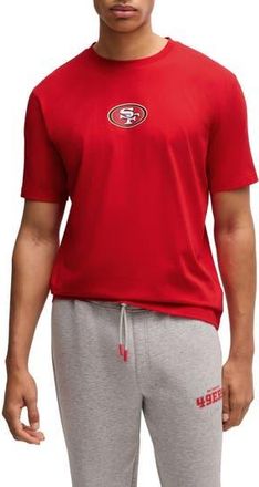 BOSS x NFL Stretch Cotton Graphic T-Shirt in San Francisco 49Ers - Red at Nordstrom Rack, Size Xxx-Large