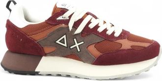 Sun 68 Jaki Outdoor Sneaker - Heren - Sneakers - Rood - 42 EU - Leer - Schoenen