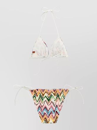 Missoni zigzag lace bikini