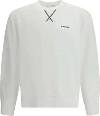 Givenchy Sweatshirts, male, White, Size: XL Couture Seam Sweatshirt